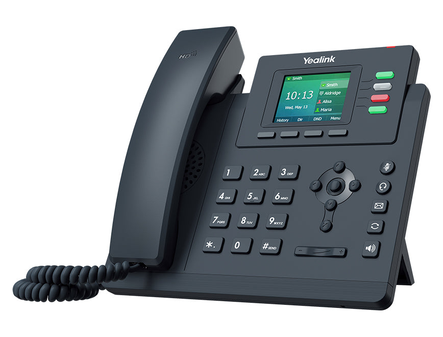 Yealink T33G 4 Line IP phone Entry-level, 320x240 Colour Display, Dual Gigabit Ports, PoE, HD Voice Quality, No Power Adapter included, Zoom, HD Voice Yealink T33G 4 Line IP phone Entry-level, 320x240 Colour Display, Dual Gigabit Ports, PoE, HD Voice Quality, No Power Adapter included, Zoom, HD Voice